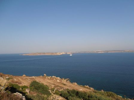 l'Archipel depuis la citadelle de Gozo